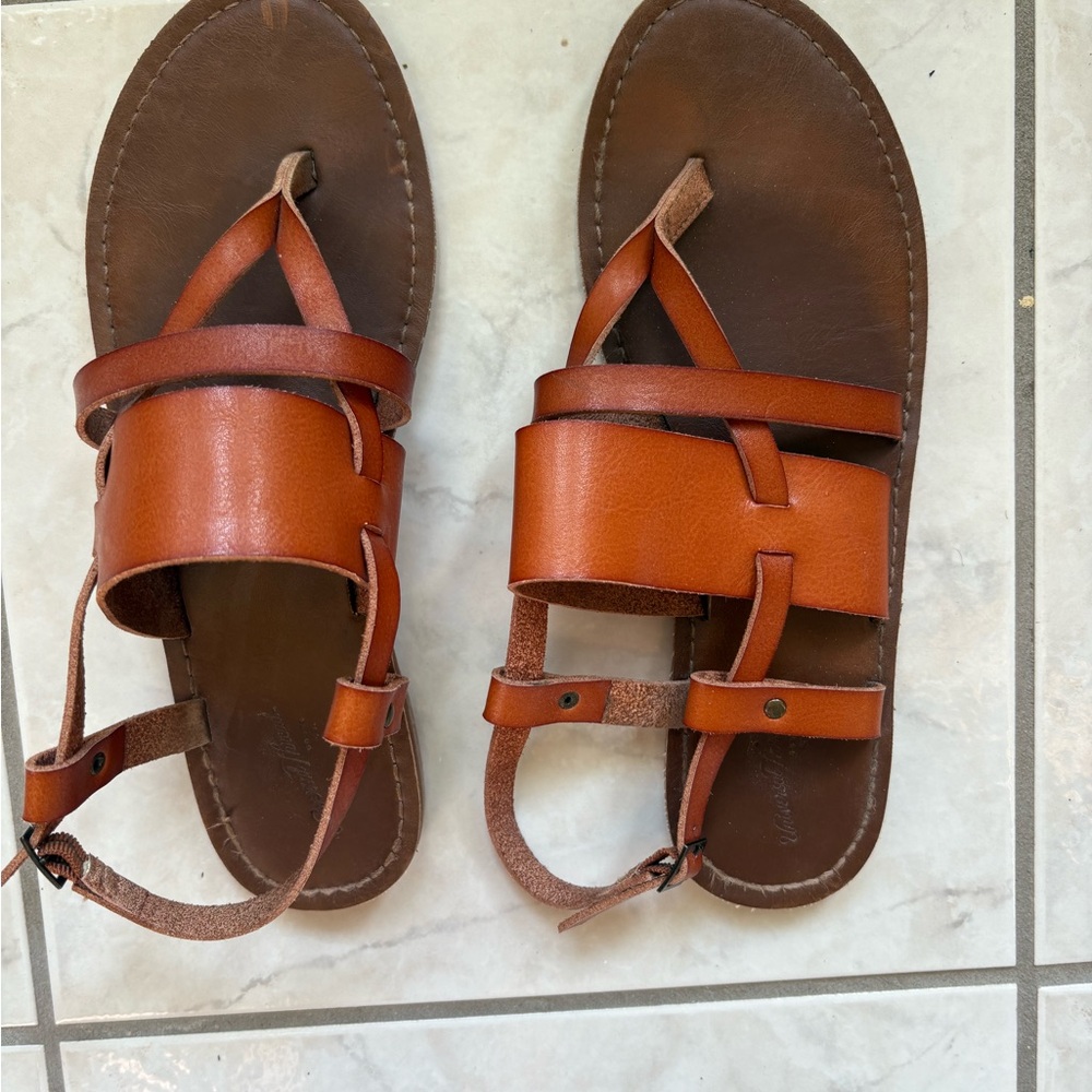 Brown Leather Sandals